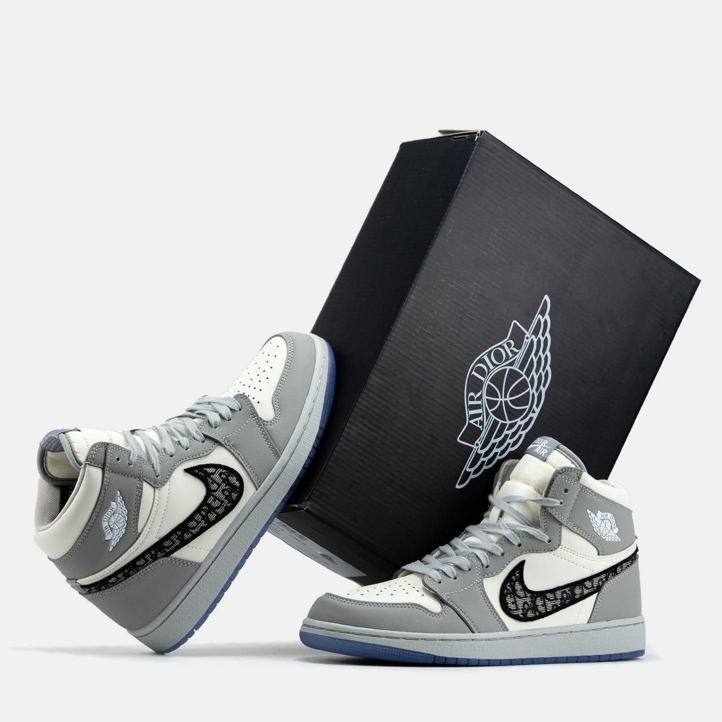 Nike Air Jordan 1 x Dior White Grey