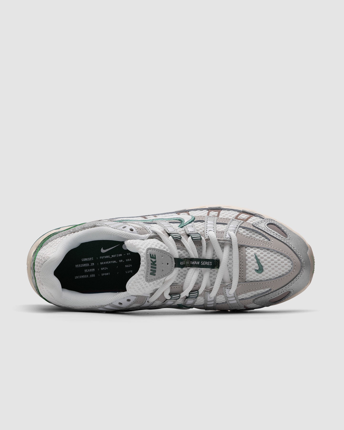 Nike P-6000 Light Bone Bicoastal Green