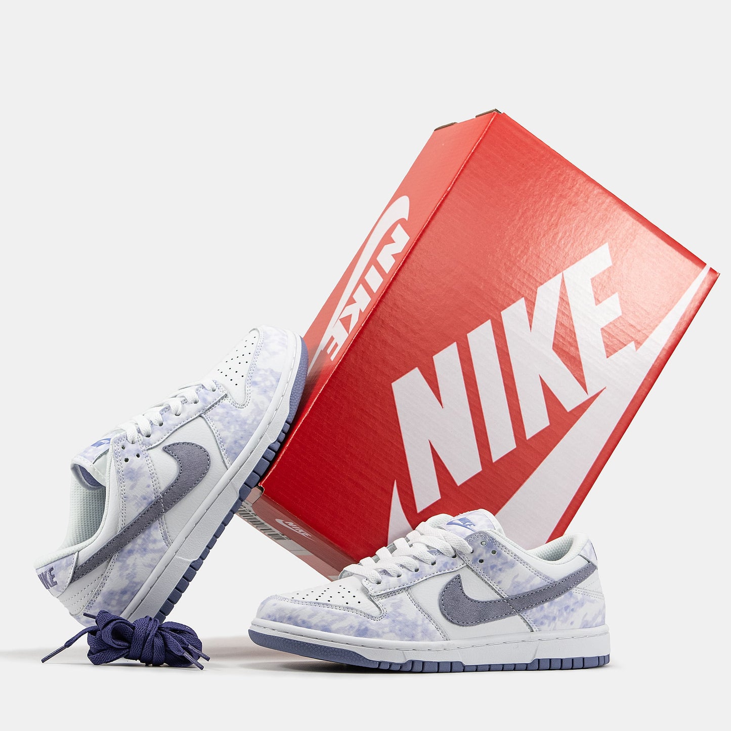 Nike SB Dunk Low White Violet / Purple Pulse
