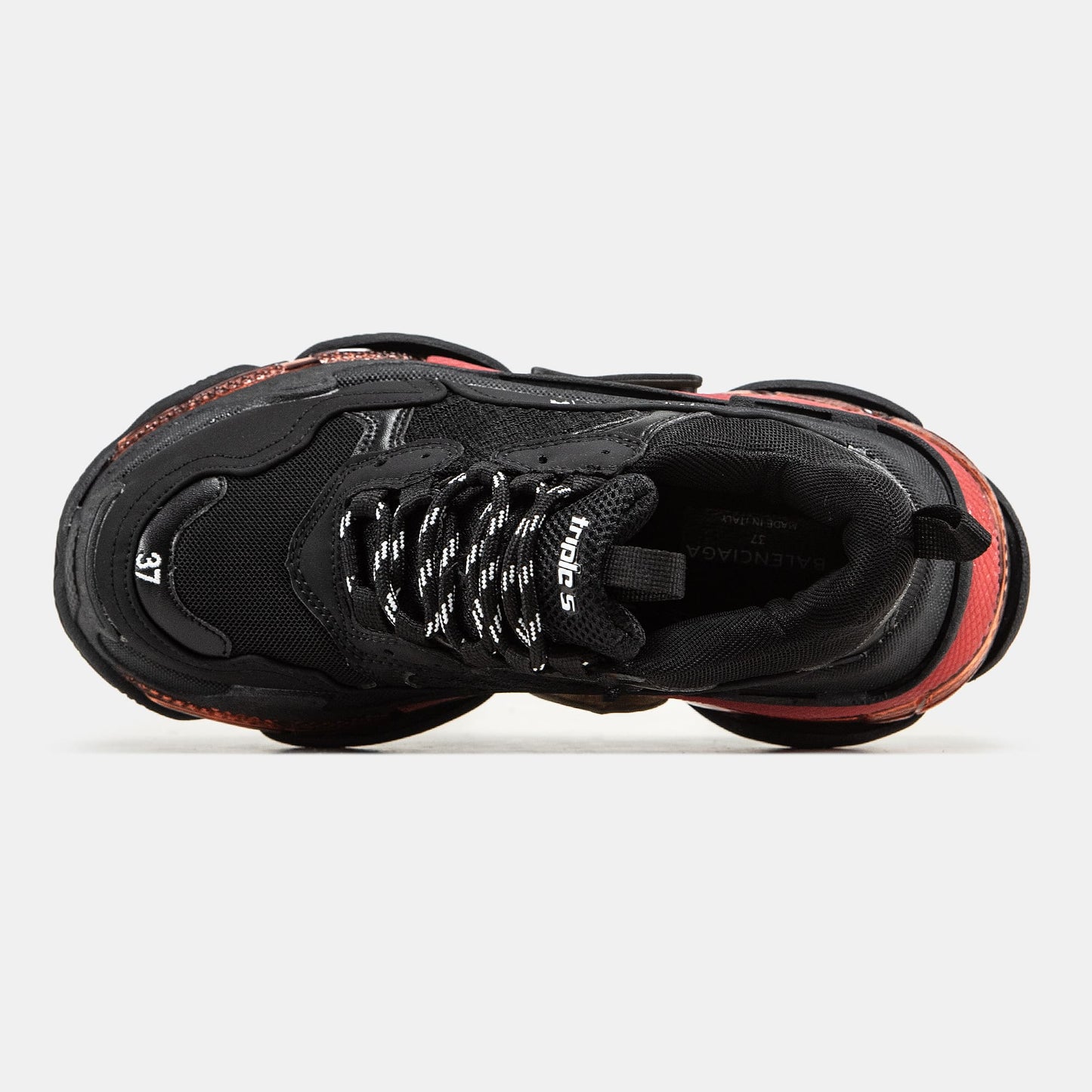 Balenciaga Triple S Black Red