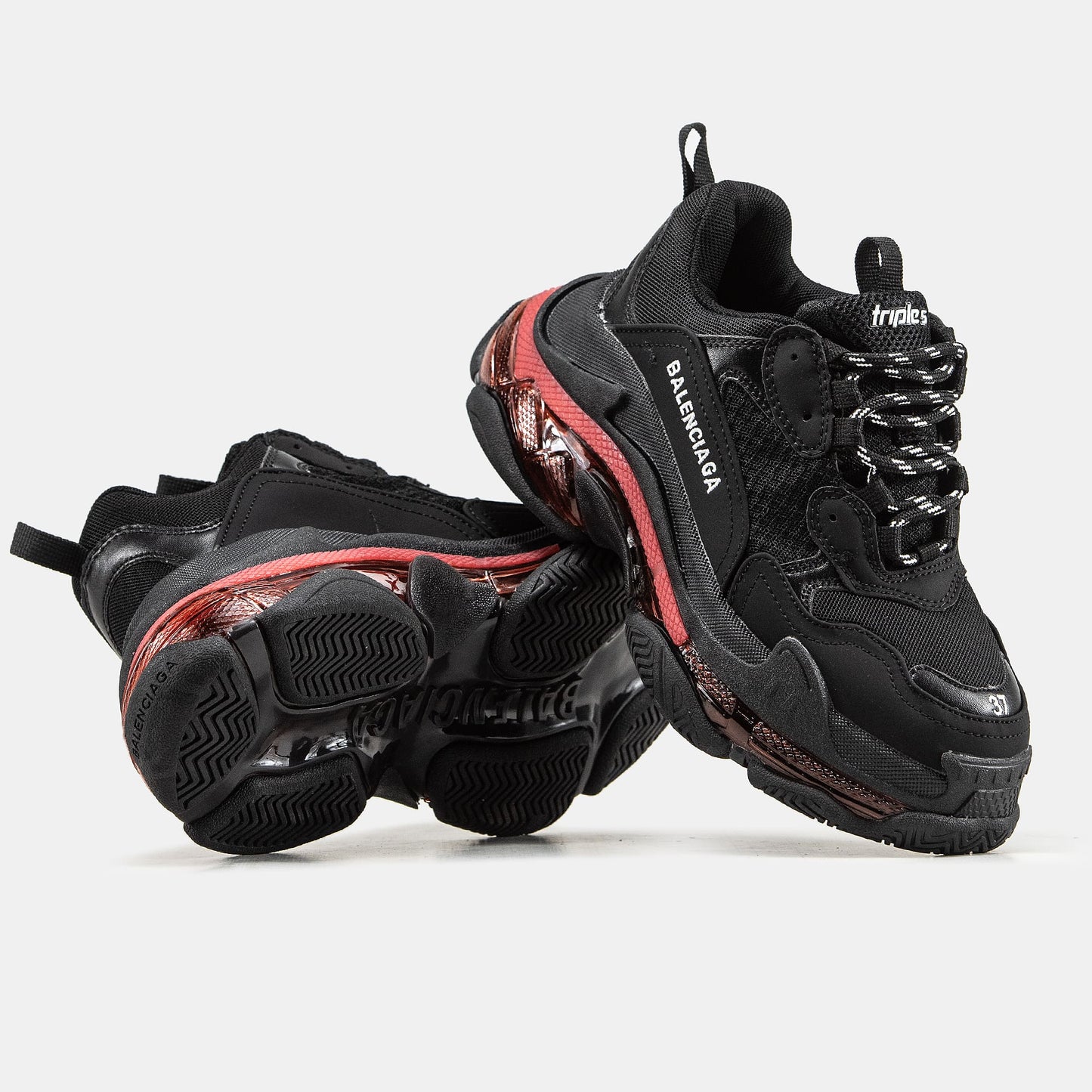 Balenciaga Triple S Black Red