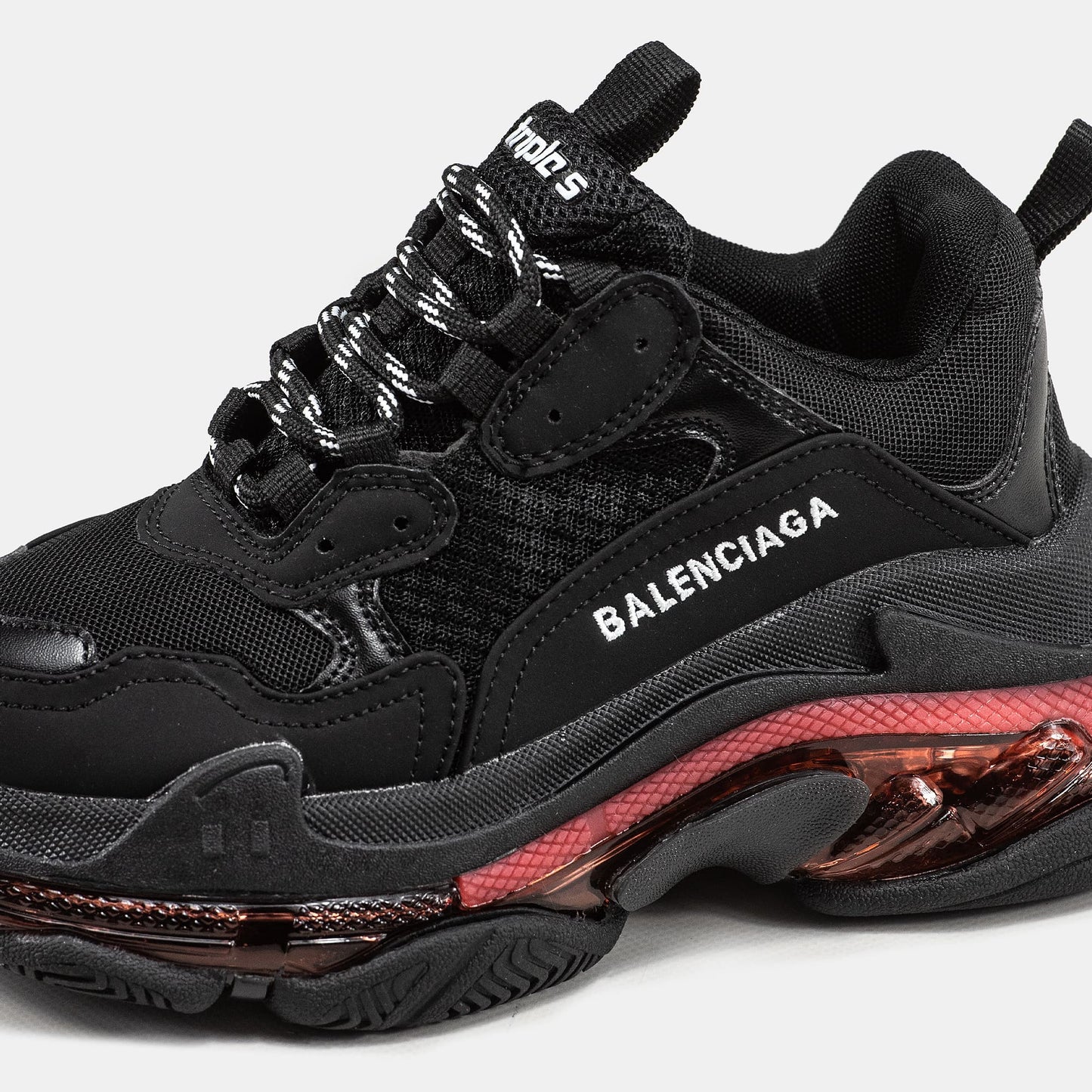 Balenciaga Triple S Black Red