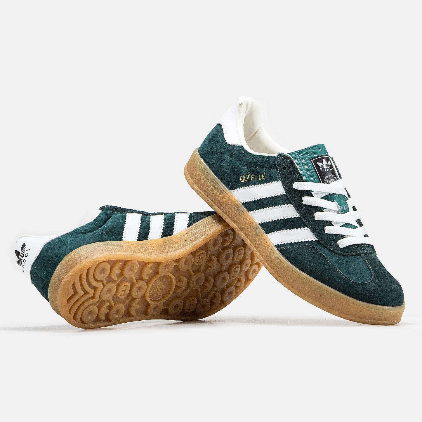 Adidas Gazelle x Gucci Green White
