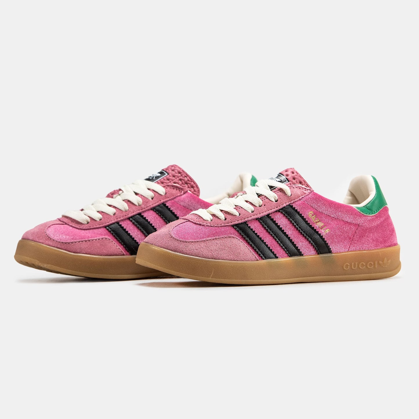 Adidas Gazelle x Gucci Pink Green