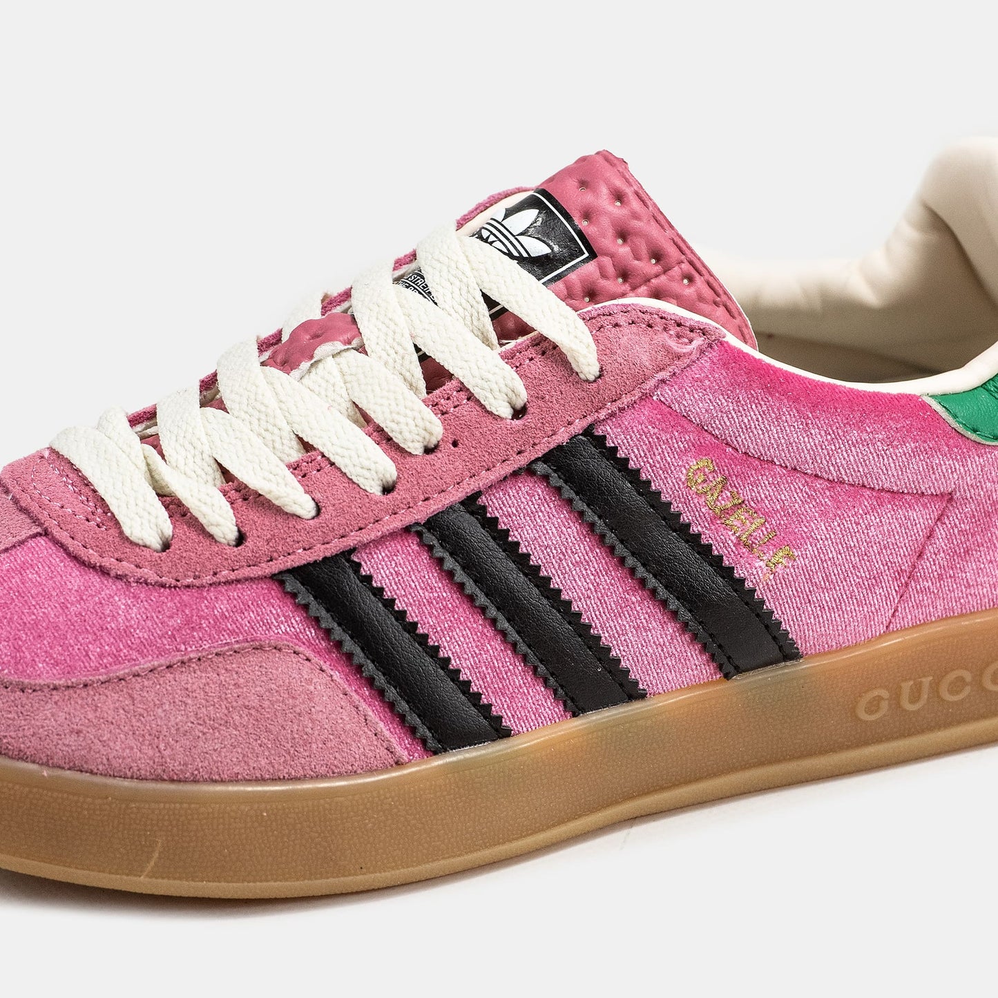 Adidas Gazelle x Gucci Pink Green