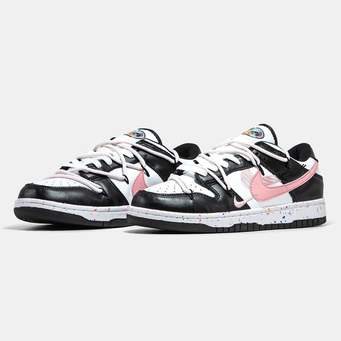 Nike SB Dunk Low Black White Pink