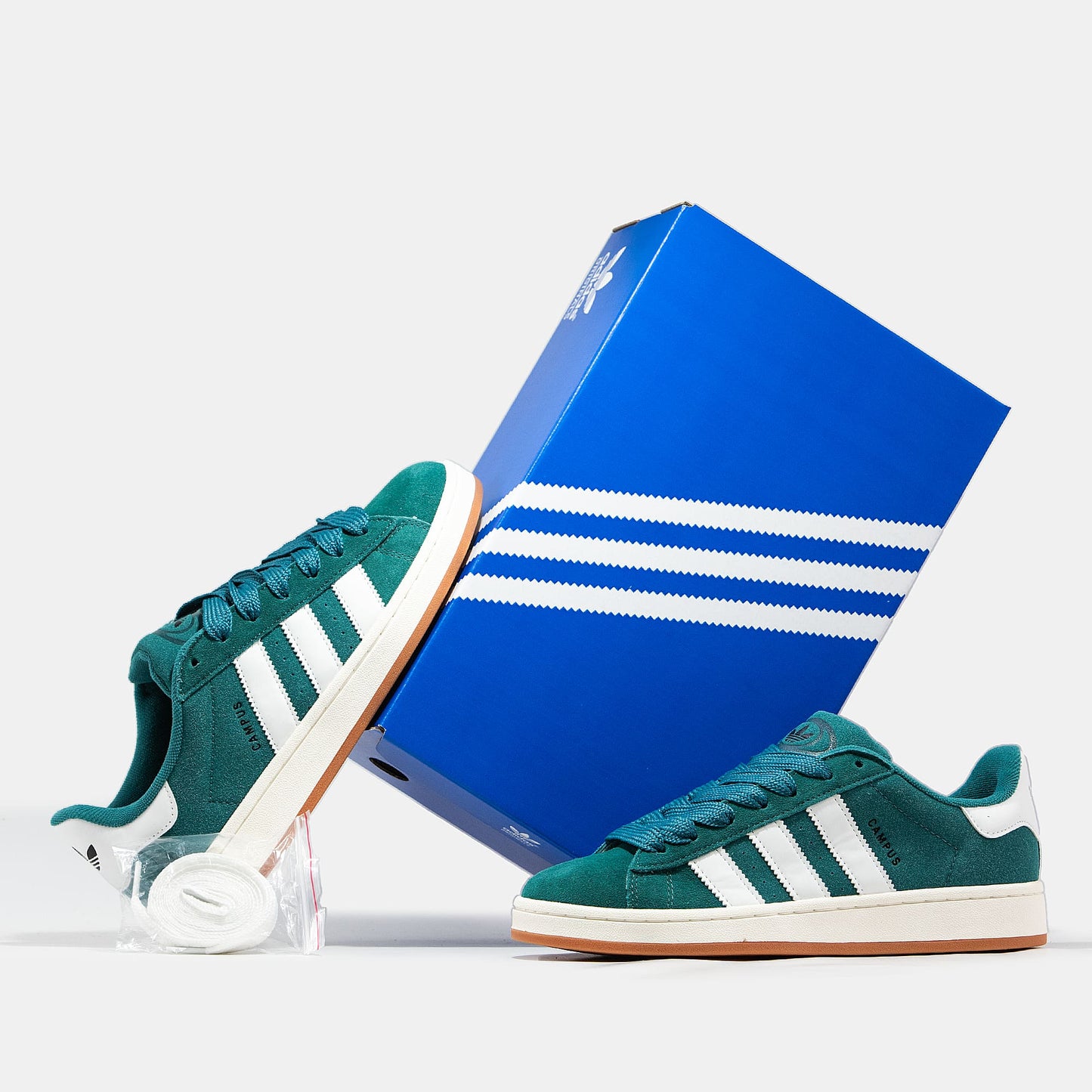 Adidas Campus Dark Green White