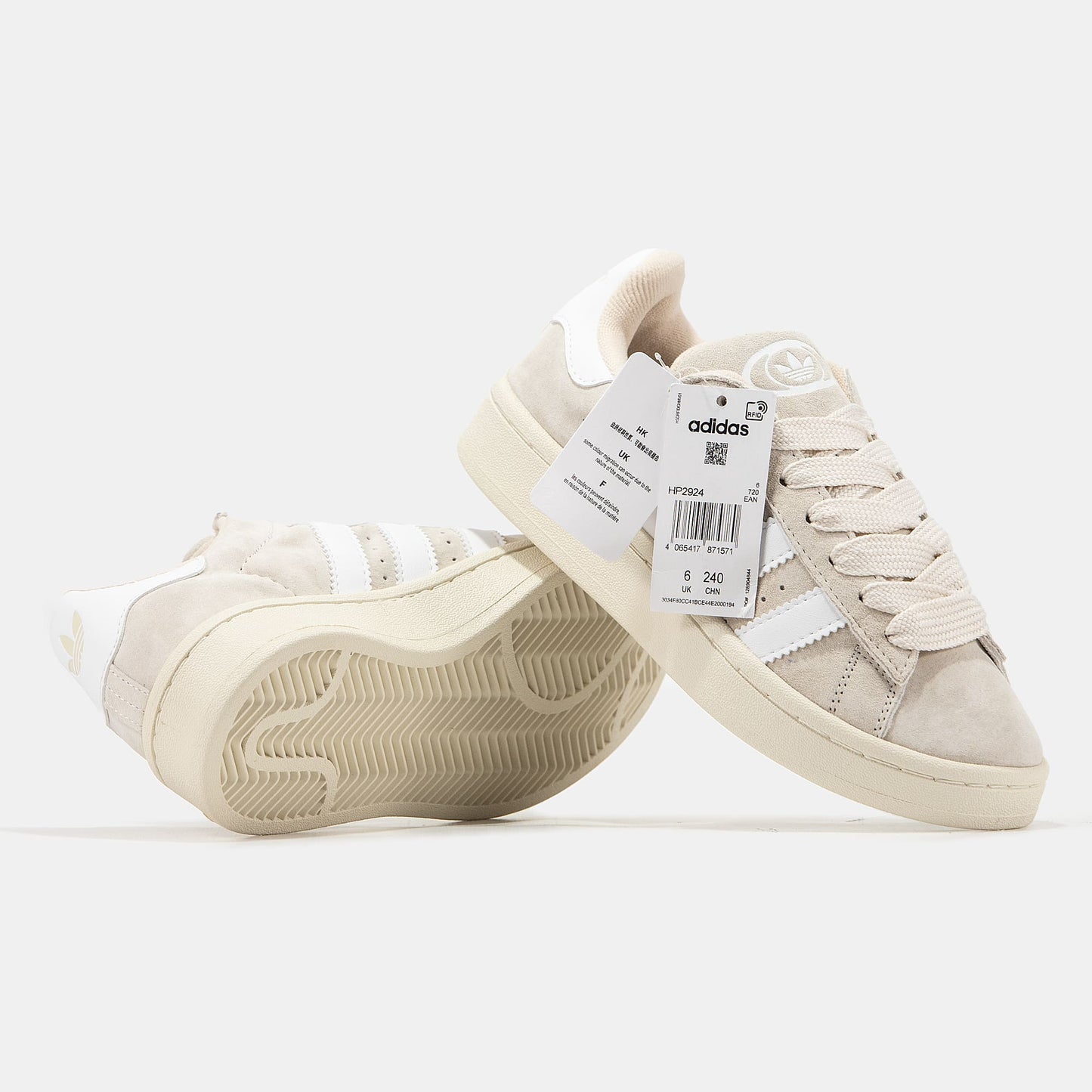 Adidas Campus Beige White Premium