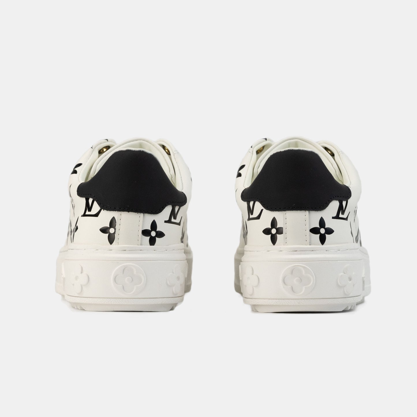 Louis Vuitton Trainer Time Out Monogram White Black