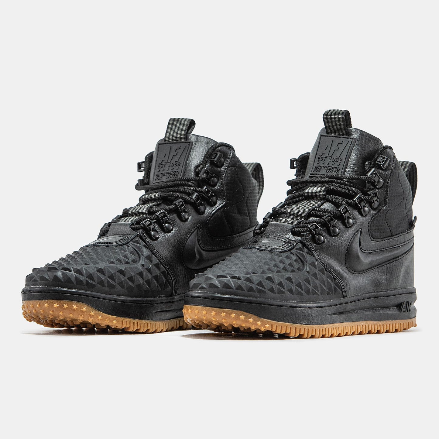 Nike Lunar Force 1 Duckboot Black Хутро