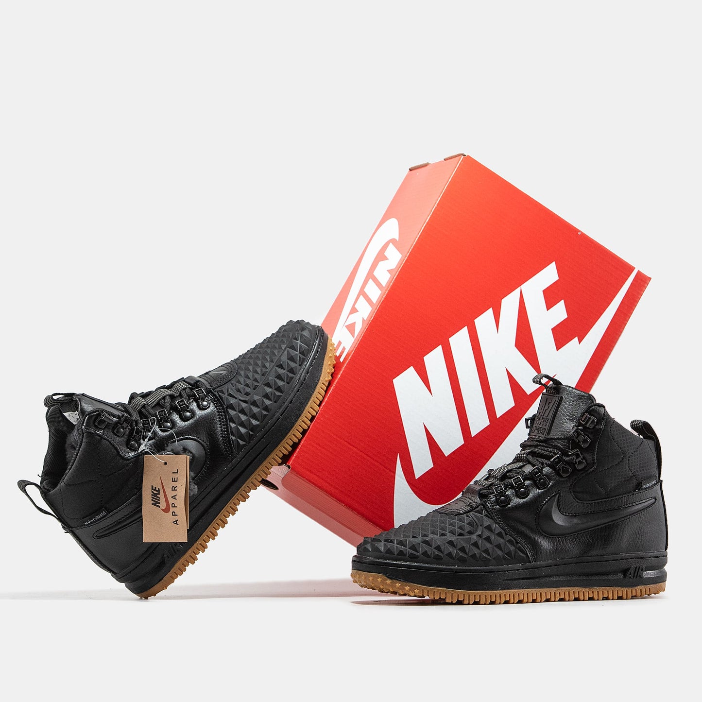 Nike Lunar Force 1 Duckboot Black Хутро