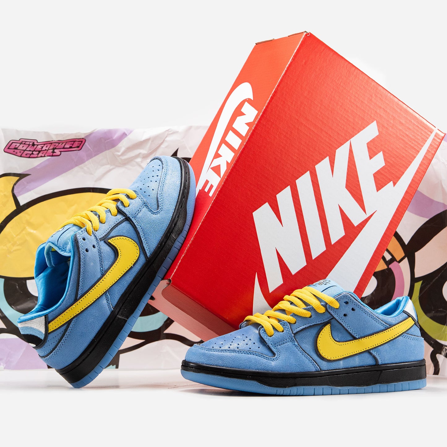 Nike SB Dunk Low x Powerpuff Blue