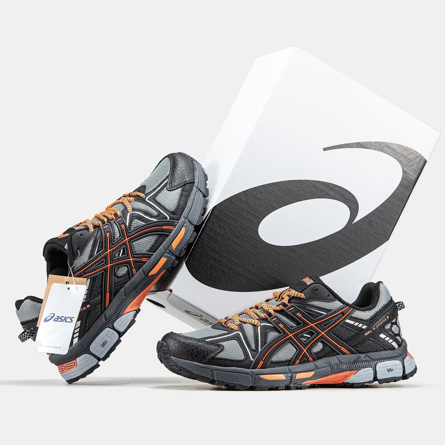 Asics Gel-Kahana 8 Grey Black Orange