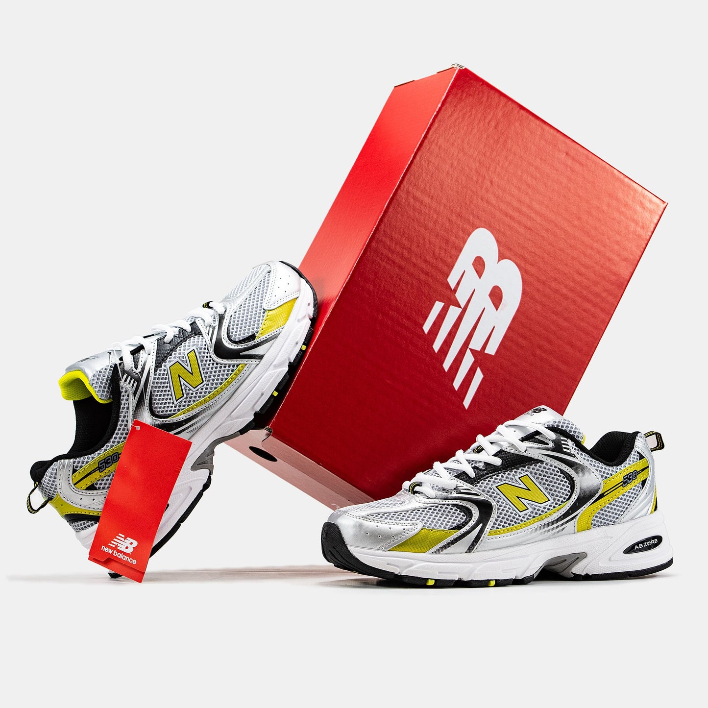 New Balance 530 Silver Yellow