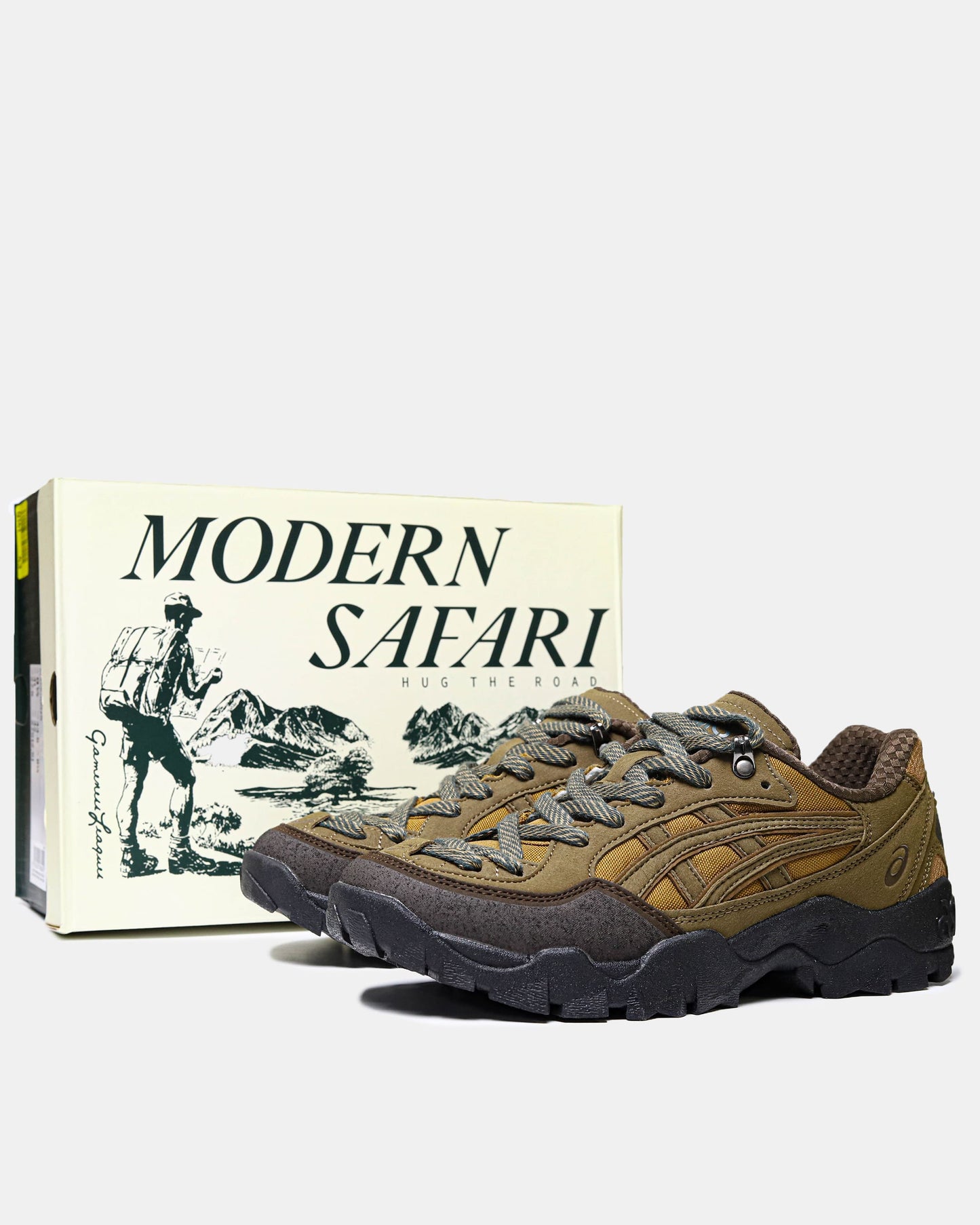 U.sage x Asics Gel-Pickax Modern Safari Brown