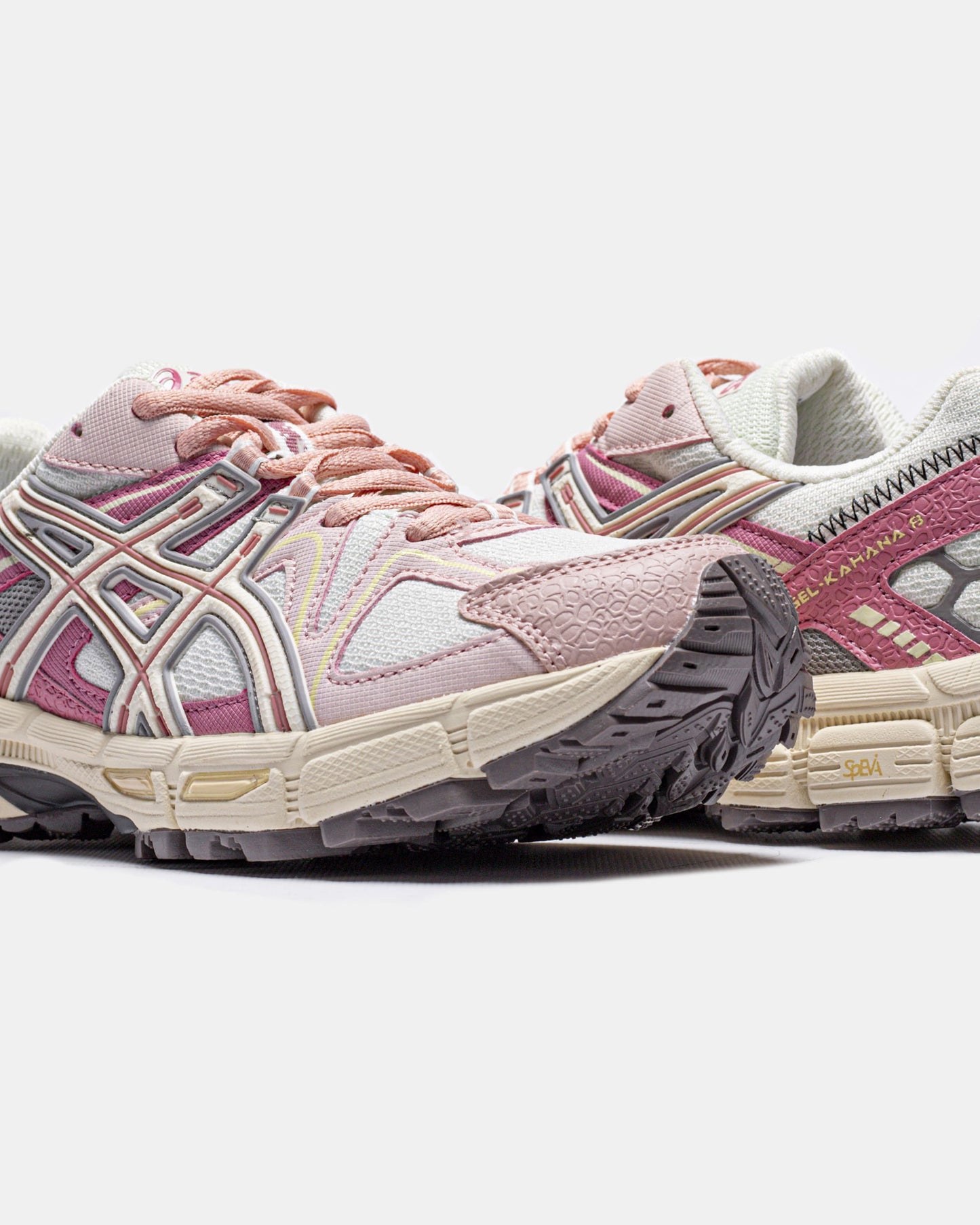 Asics Gel-Kahana 8 White Pink Marathon Running