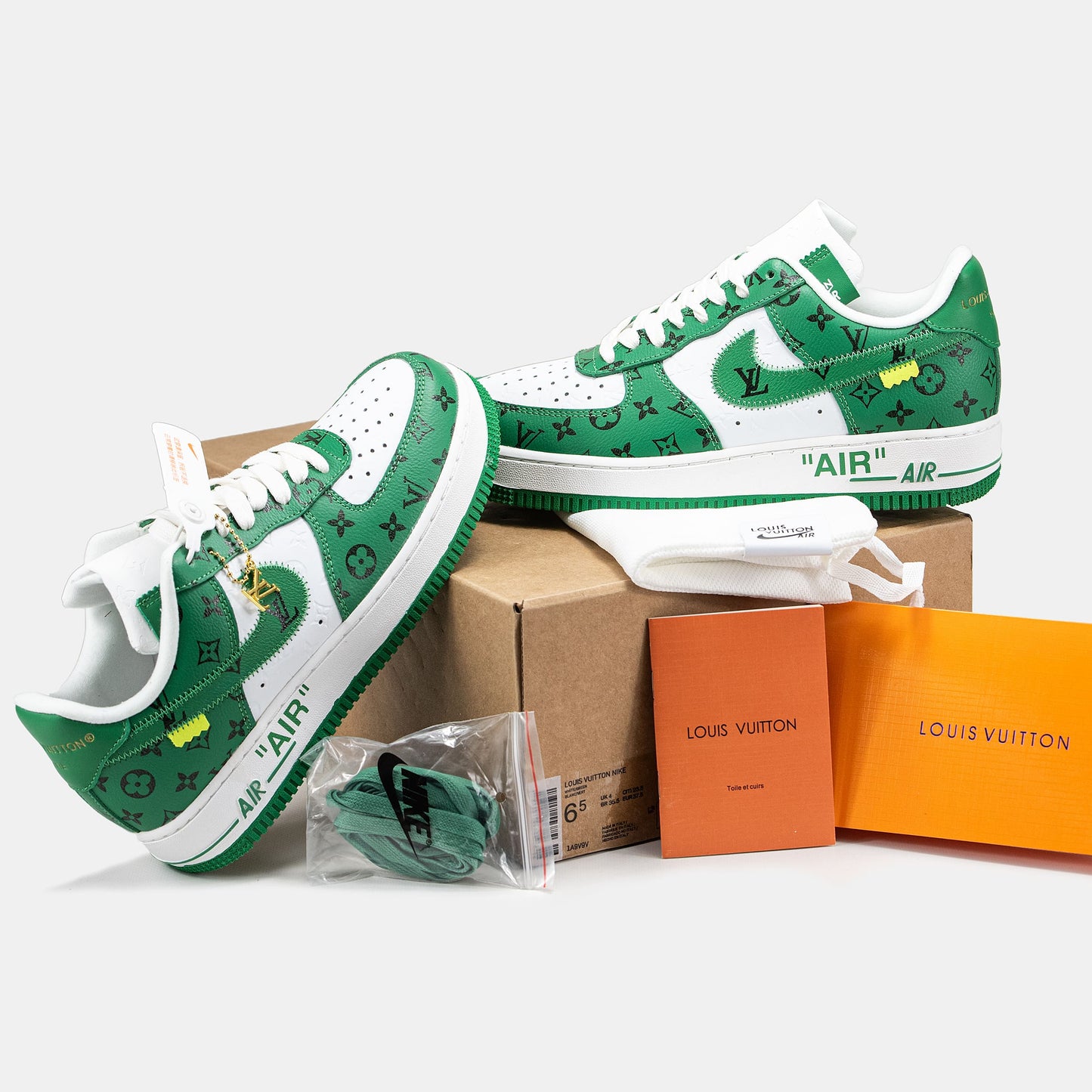 Nike Air Force 1 x Louis Vuitton Green