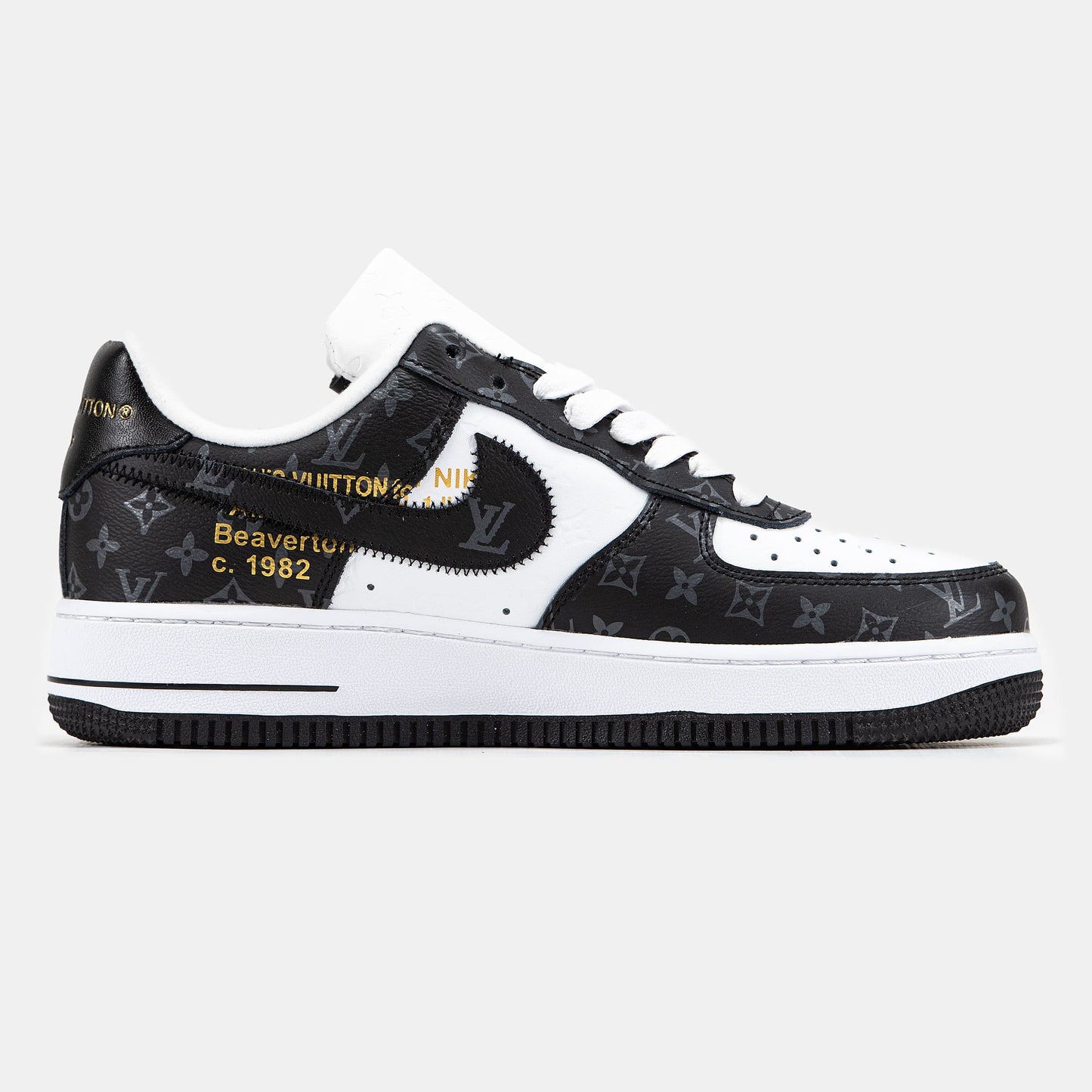 Nike Air Force 1 x Louis Vuitton Black White
