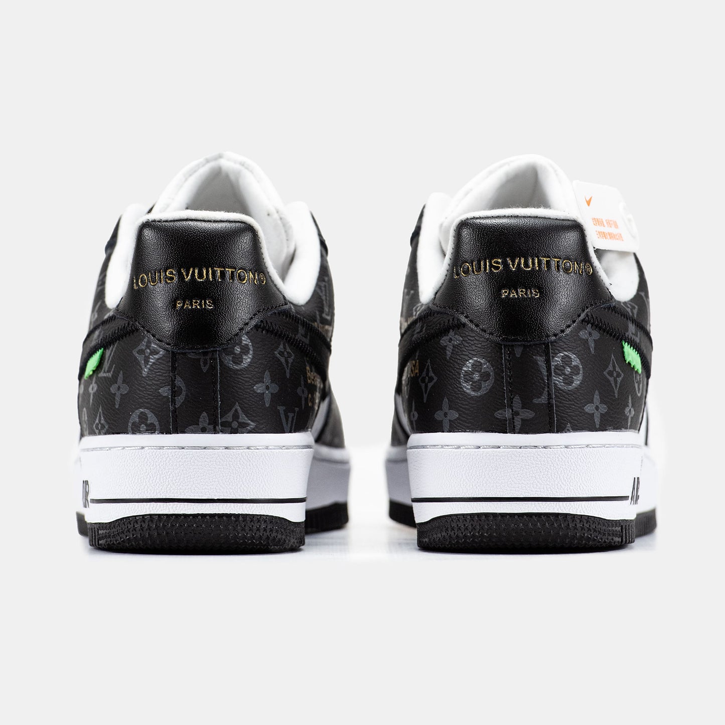 Nike Air Force 1 x Louis Vuitton Black White