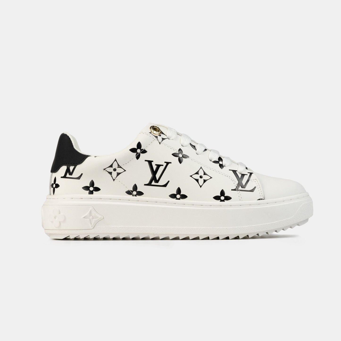 Louis Vuitton Trainer Time Out Monogram White Black