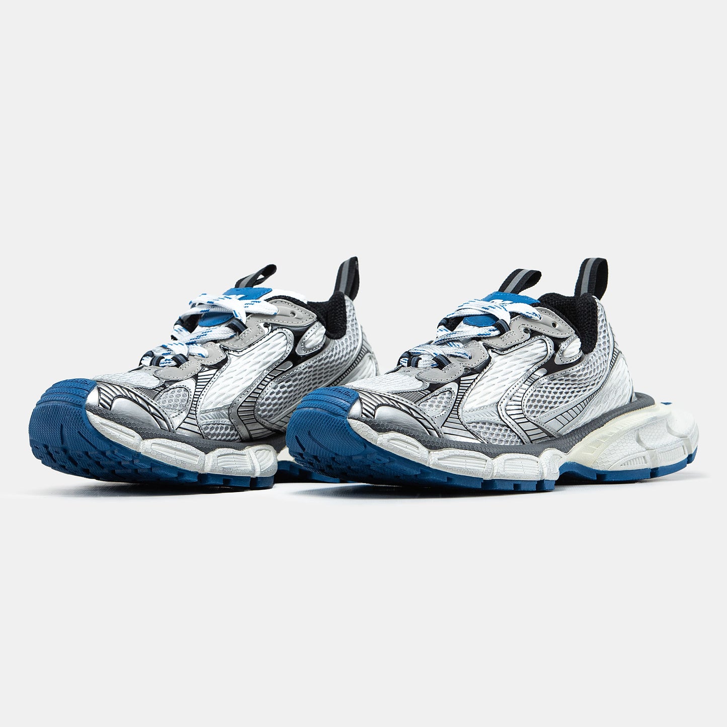 Balenciaga 3XL White Silver Blue
