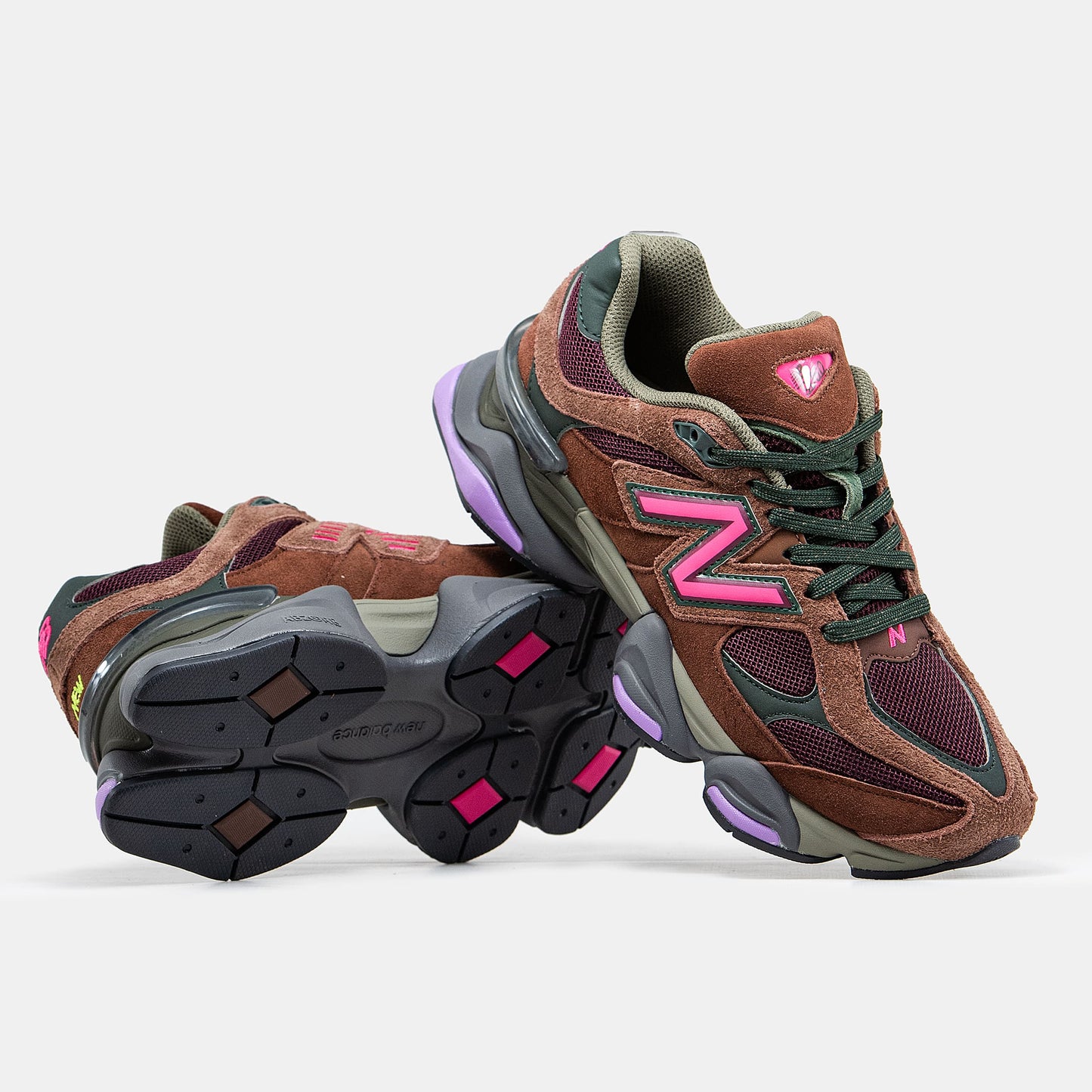 New Balance 9060 Rich Oak Burgundy