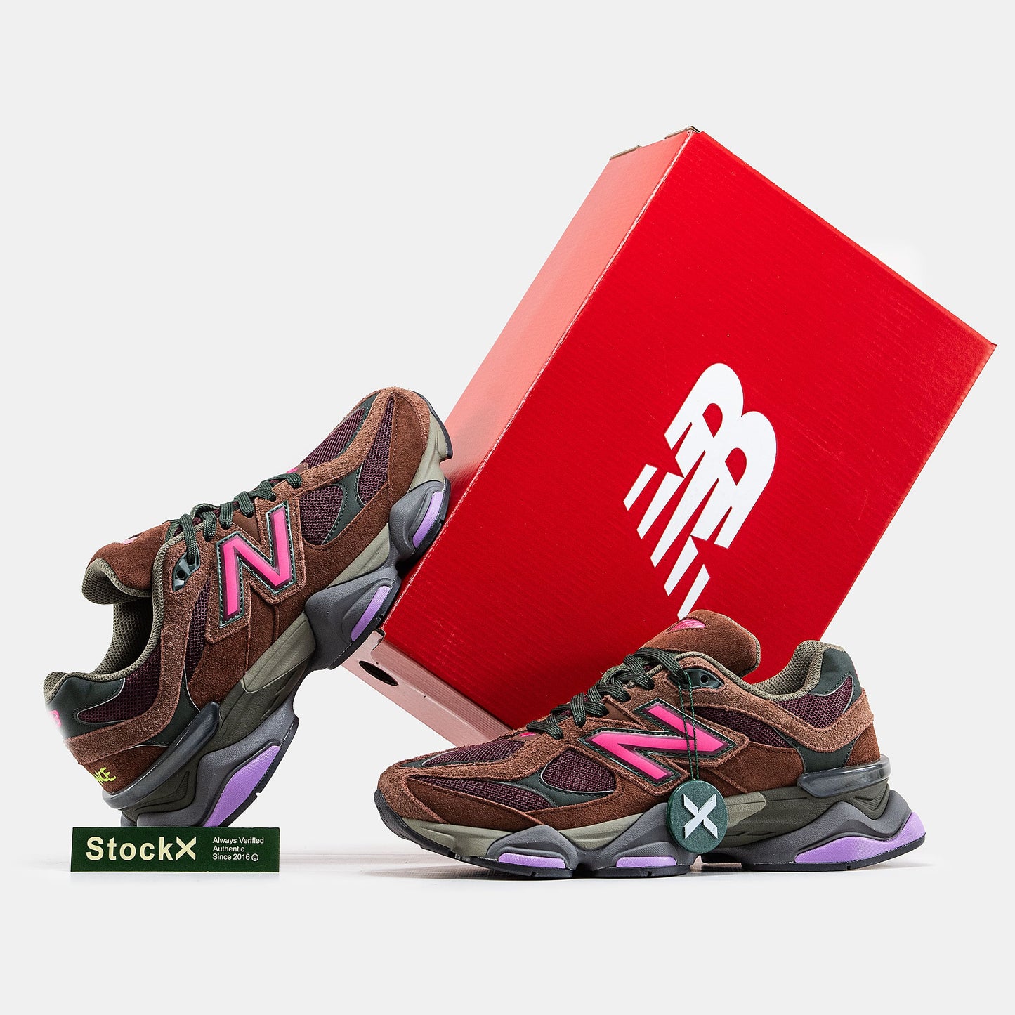 New Balance 9060 Rich Oak Burgundy