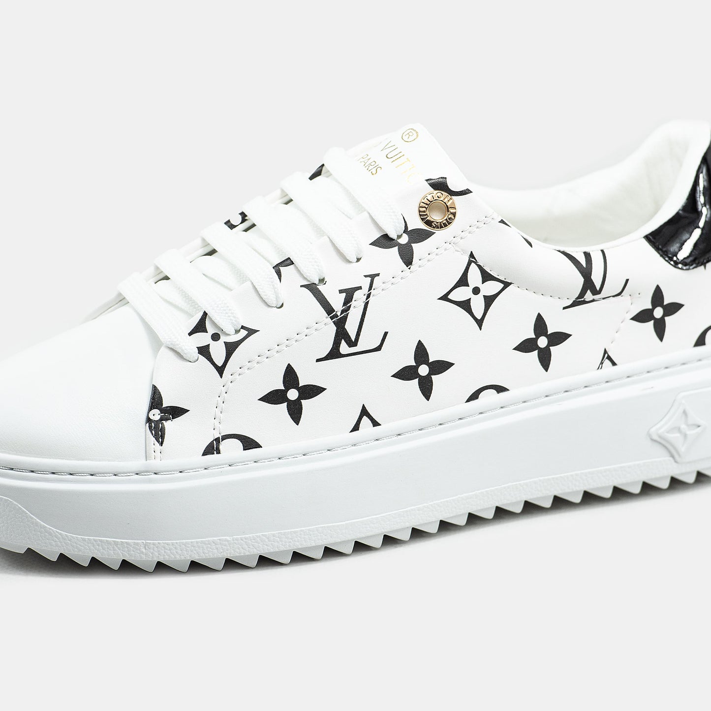 Louis Vuitton Trainer Time Out Monogram White Black