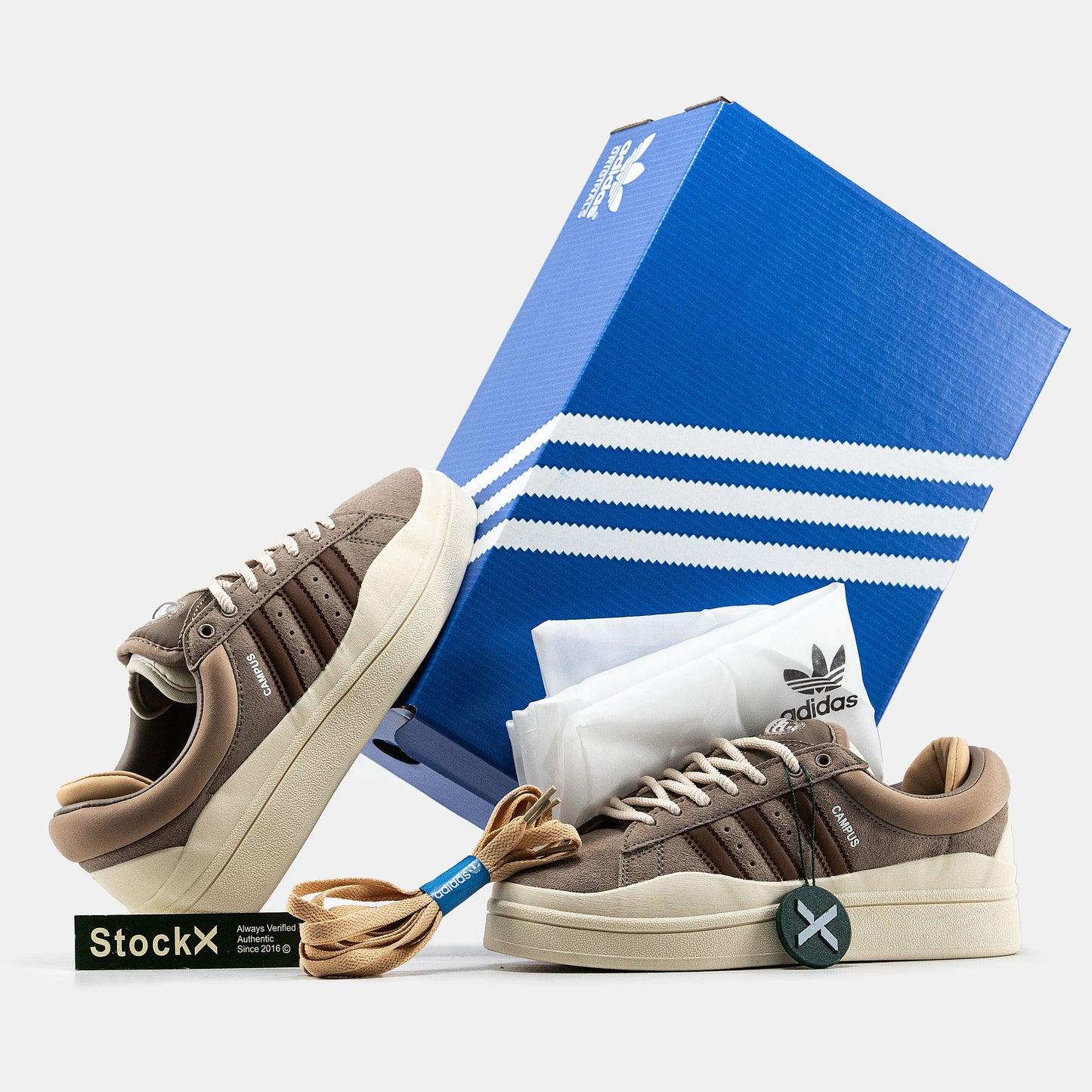 Adidas Campus x Bad Banny Beige Brown / Chalky Brown