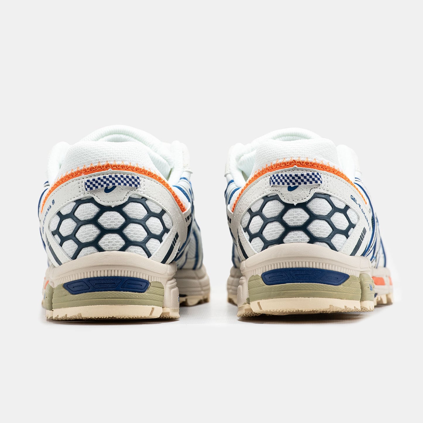 Asics Gel-Kahana 8 White Blue Orange