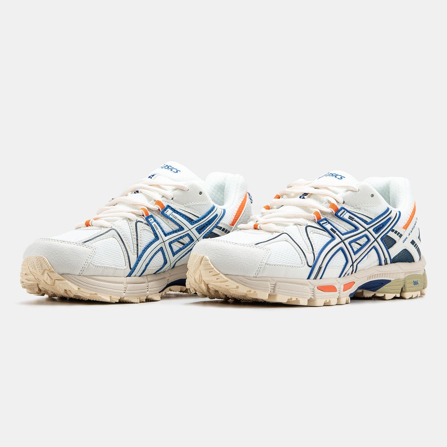 Asics Gel-Kahana 8 White Blue Orange