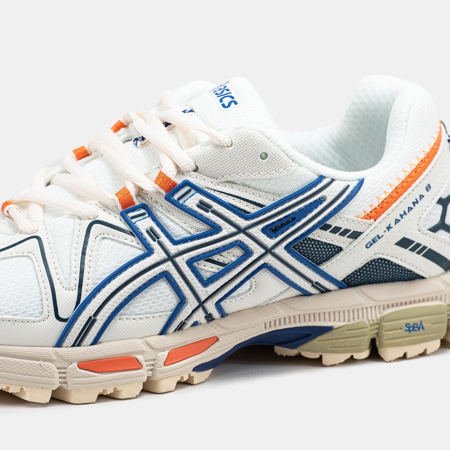 Asics Gel-Kahana 8 White Blue Orange