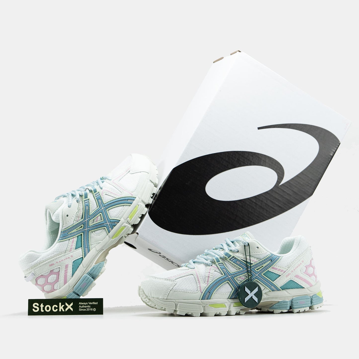 Asics Gel-Kahana 8 White Blue / White Turquoise