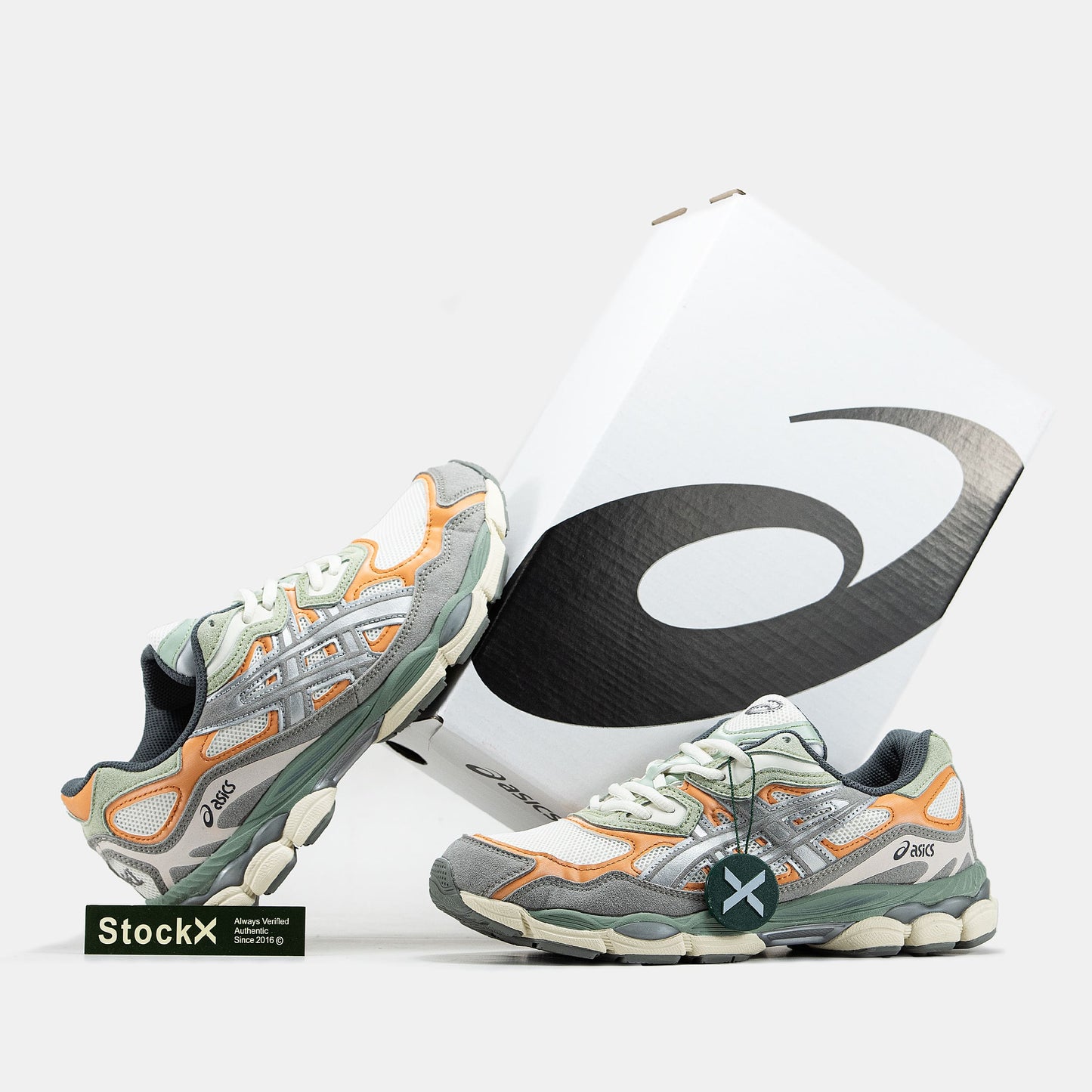 Asics Gel-NYC Green Grey Orange