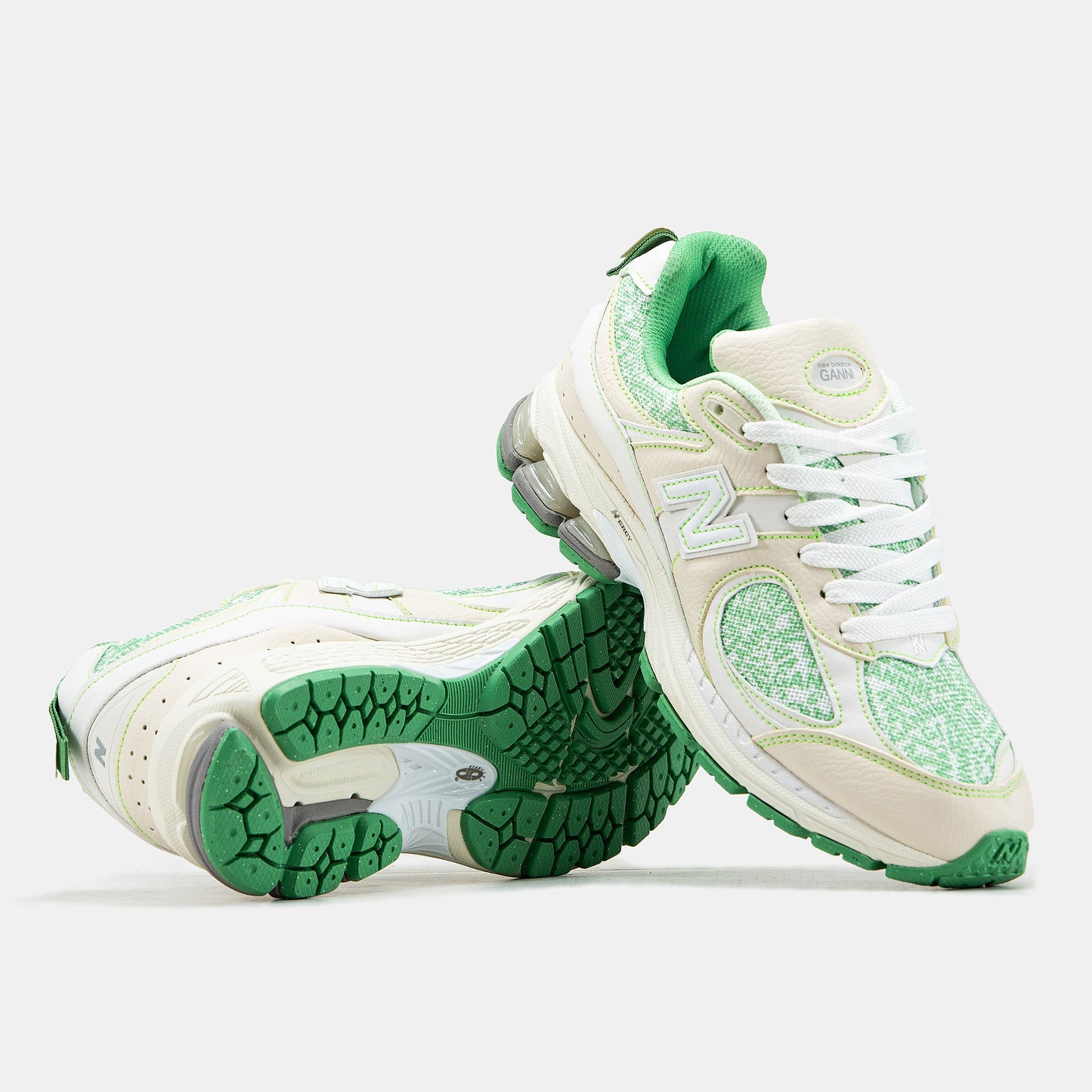 New Balance 2002R x Ganni Beige Cream