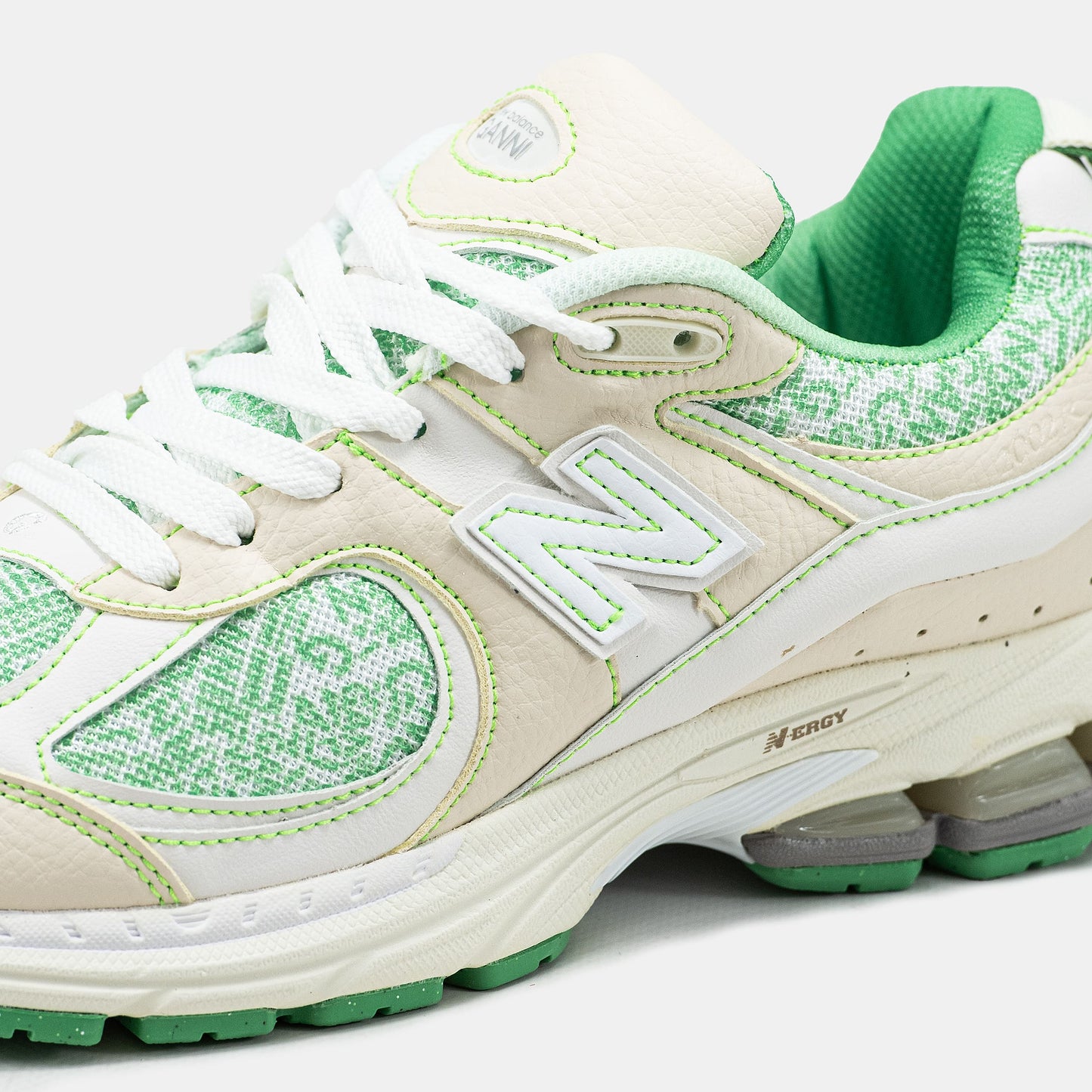 New Balance 2002R x Ganni Beige Cream