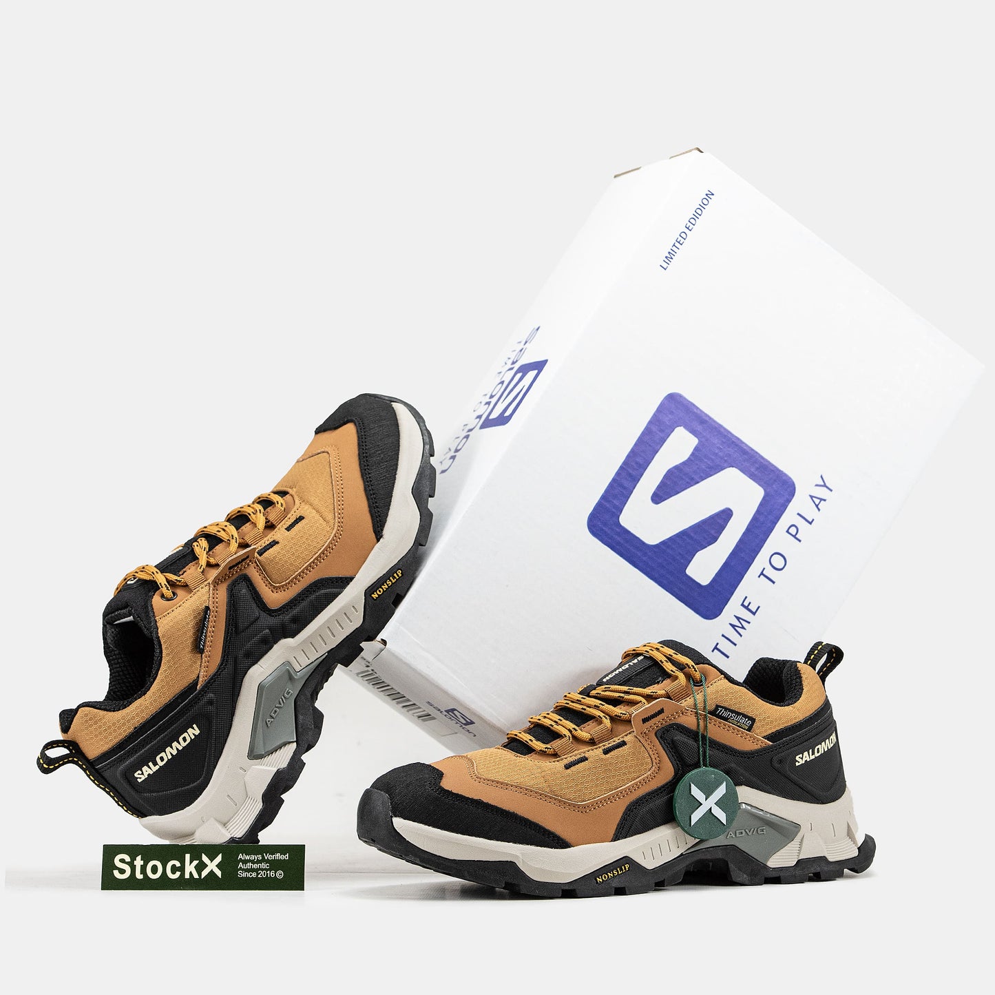 Salomon Quest Element Thinsulate Beige Black