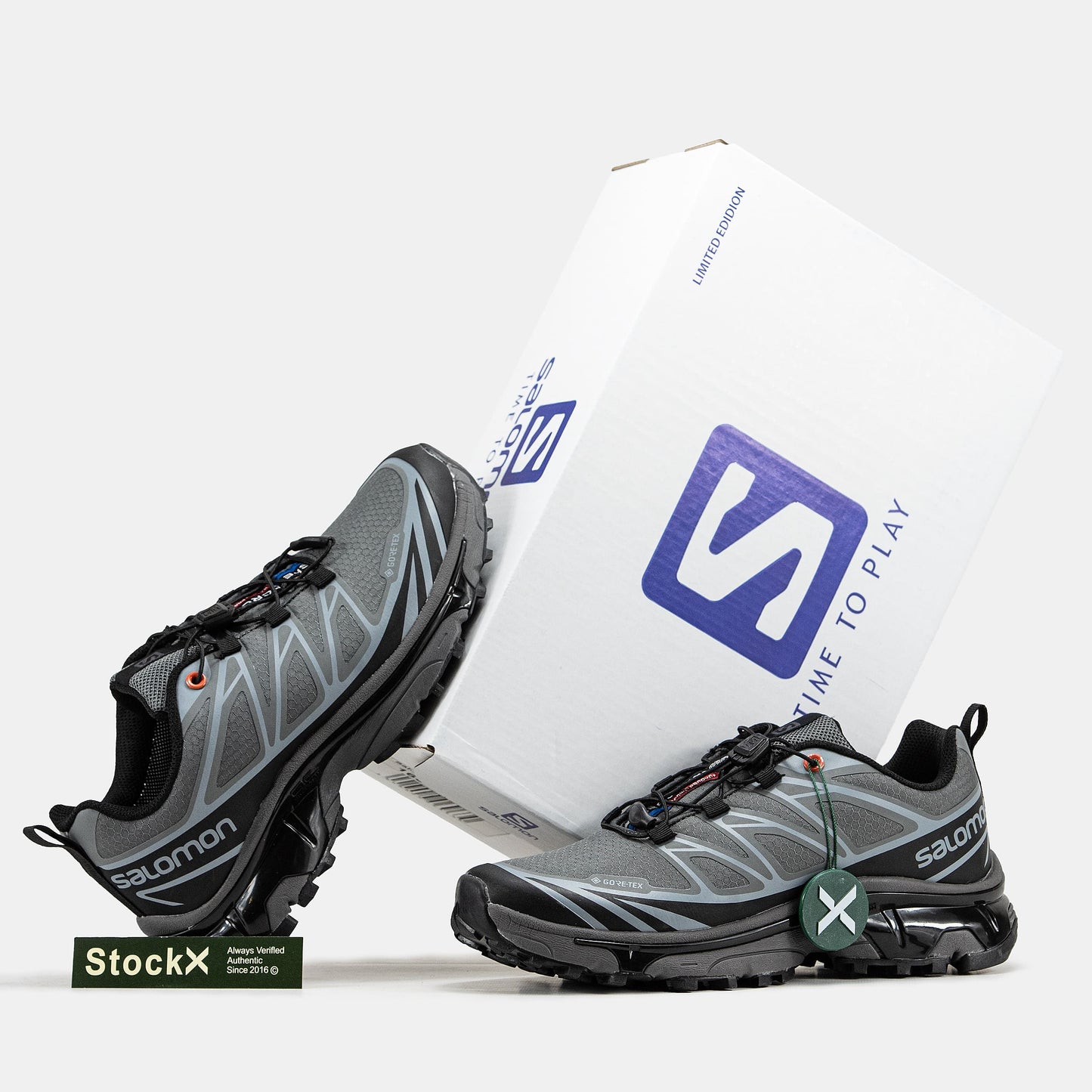 Salomon XT-6 Gore-Tex Grey Blue