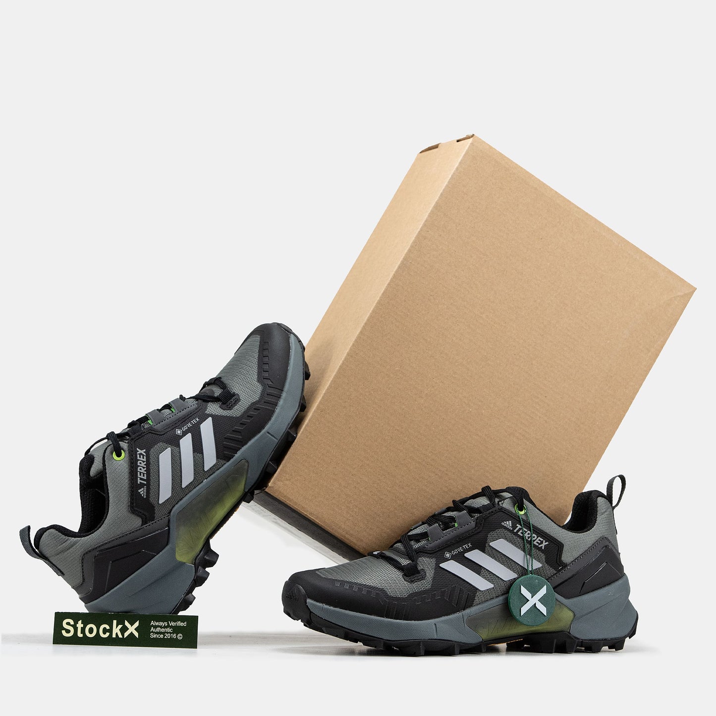 Adidas Terrex Swift R Gore-Tex Grey Black Neon