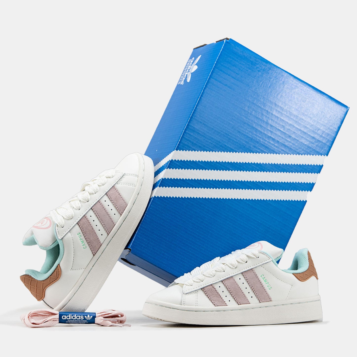 Adidas Campus 00s White Blue Bordo
