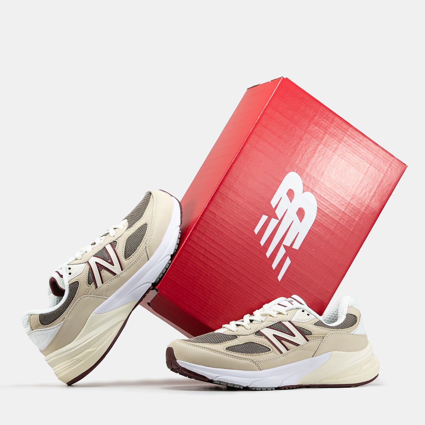 New Balane 990v6 x Loro Piana Beige / Raw Cashew