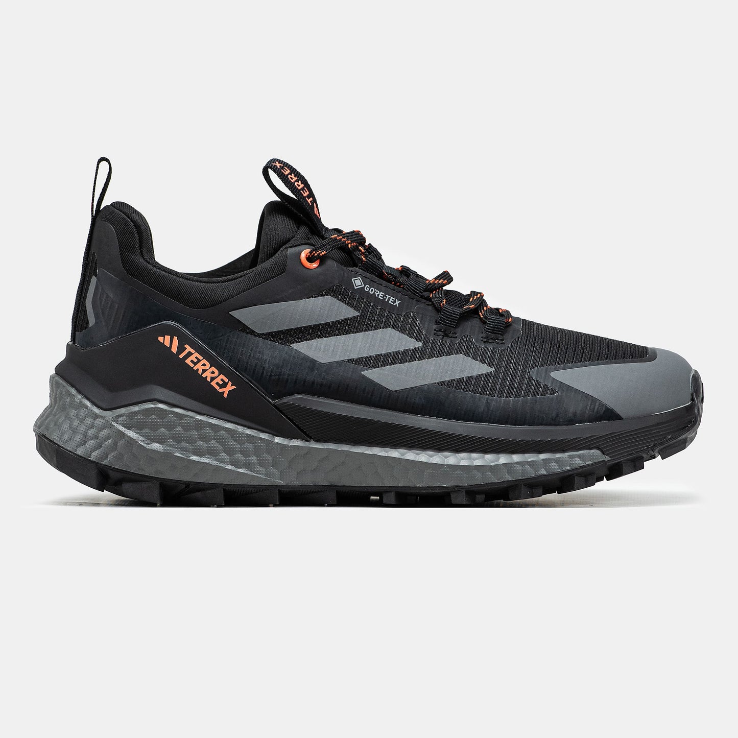 Adidas Terrex Free Hiker 2.0 Black Grey Orange Gore-Tex