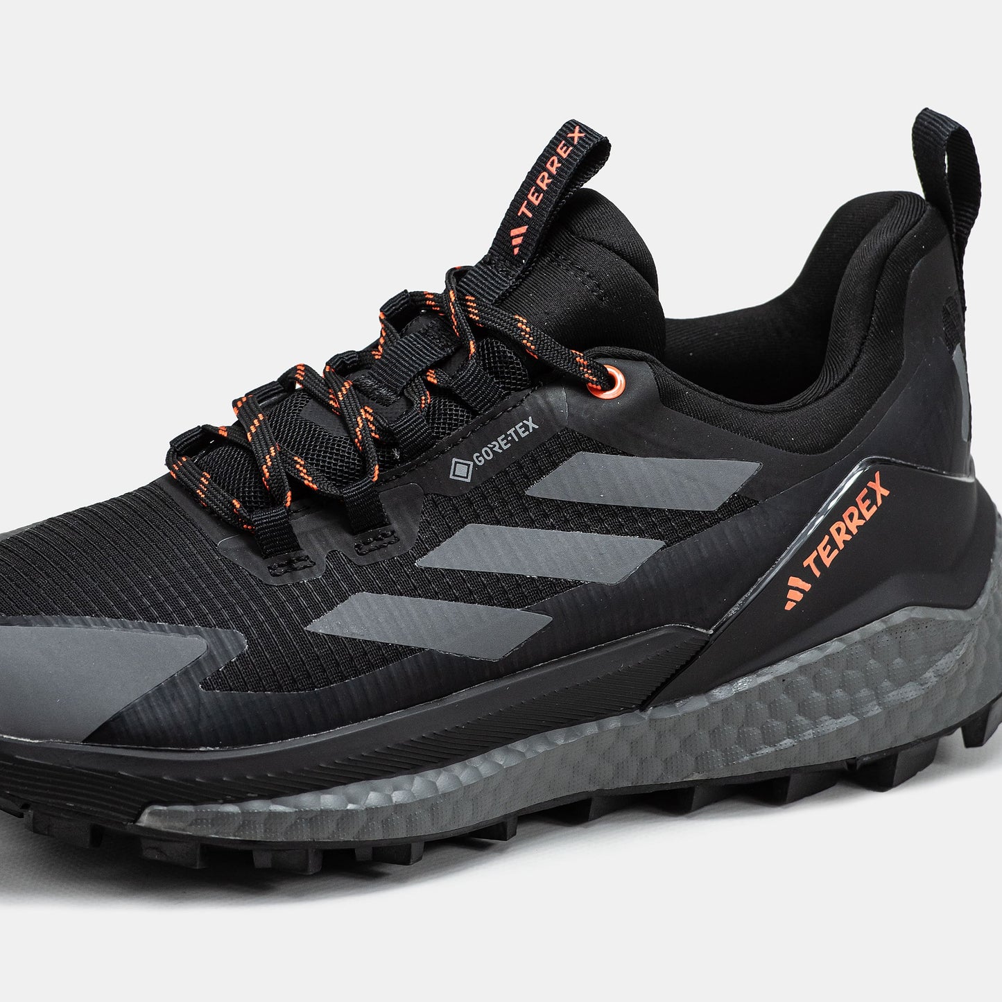 Adidas Terrex Free Hiker 2.0 Black Grey Orange Gore-Tex