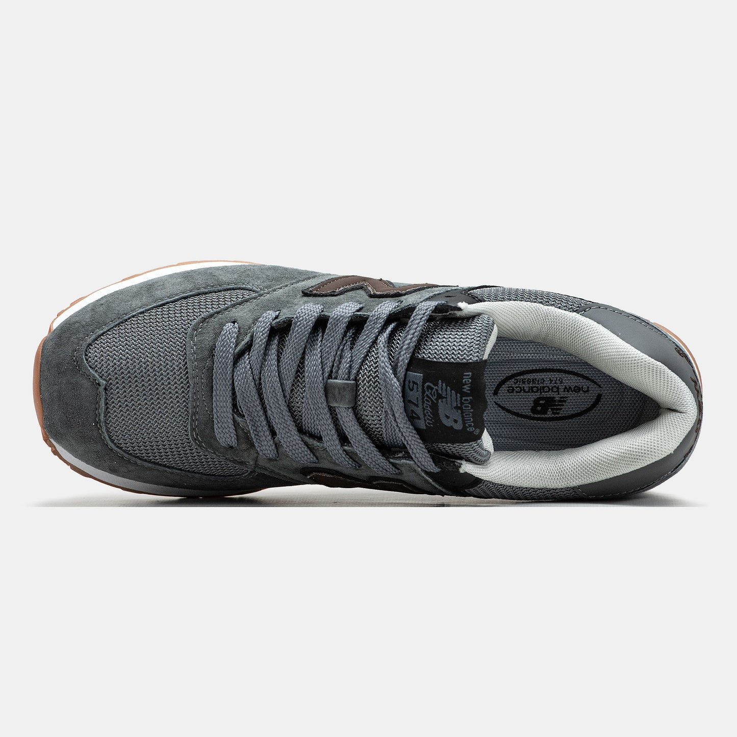 New Balance 574 Grey Brown White