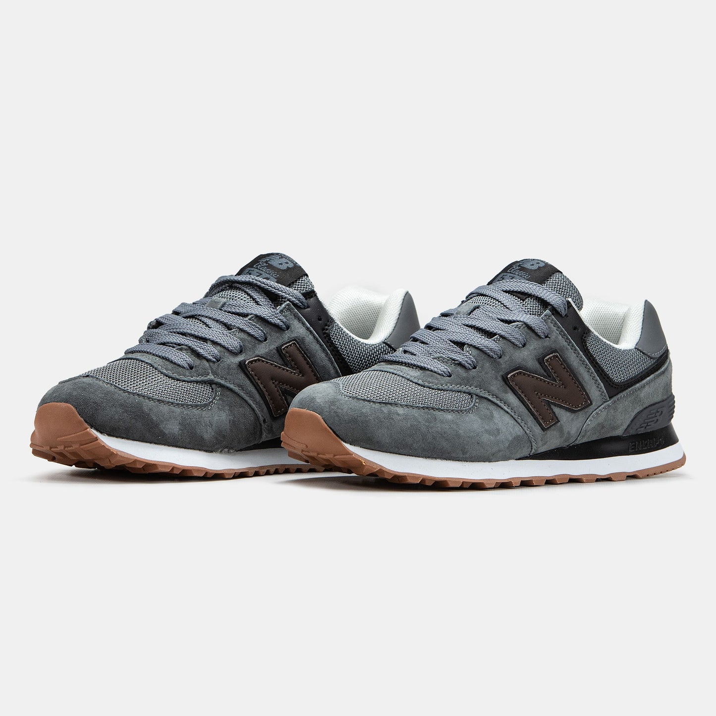 New Balance 574 Grey Brown White
