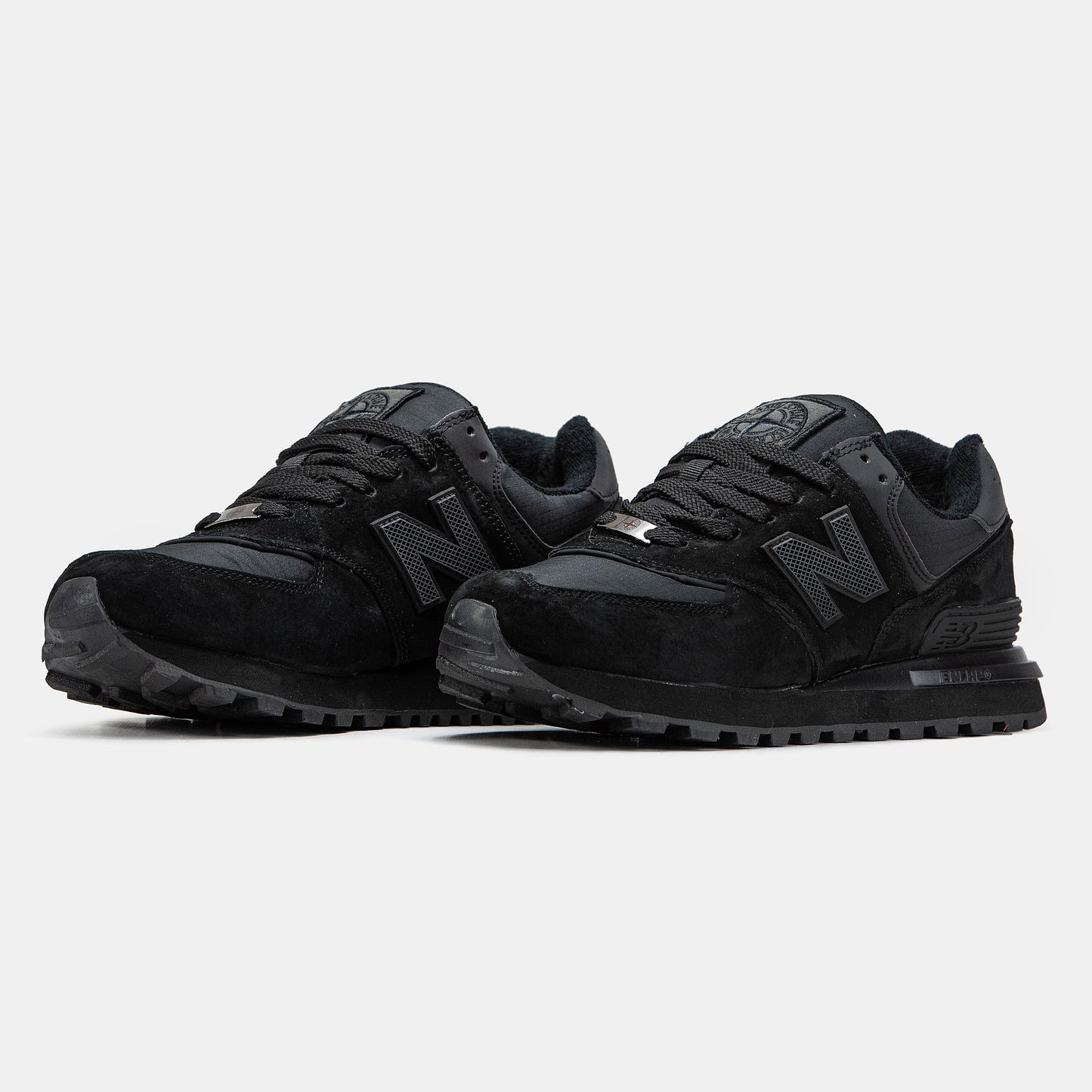 New Balance 574 x Stone Island Black