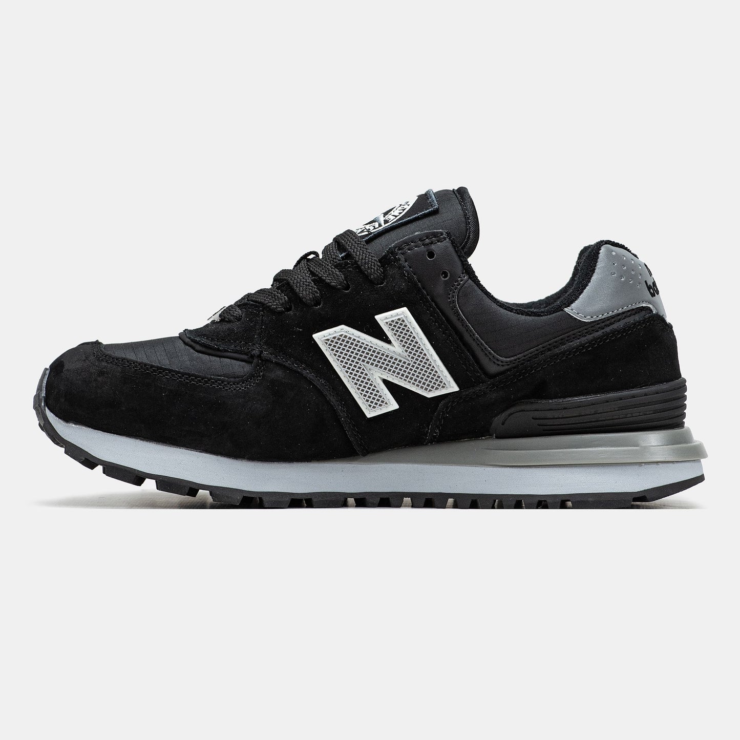 New Balance 574 x Stone Island Black White Grey
