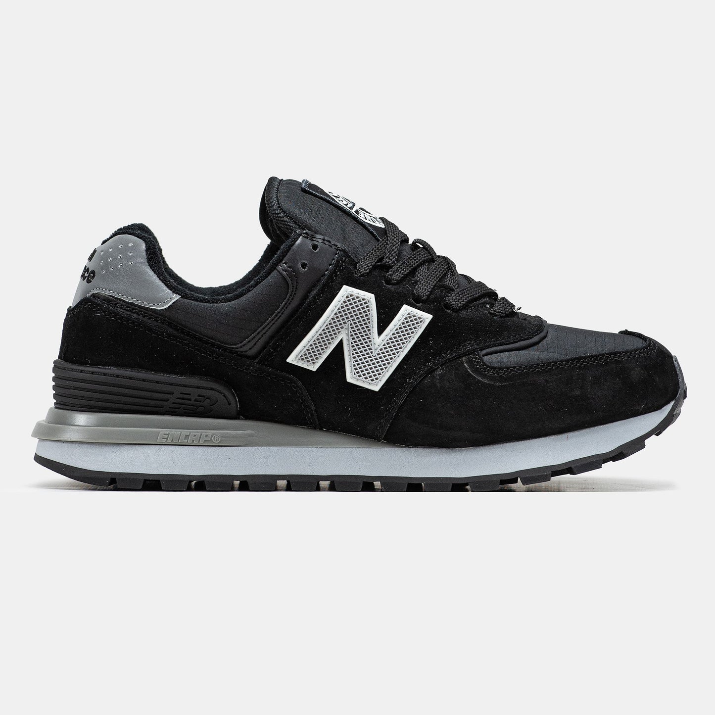 New Balance 574 x Stone Island Black White Grey