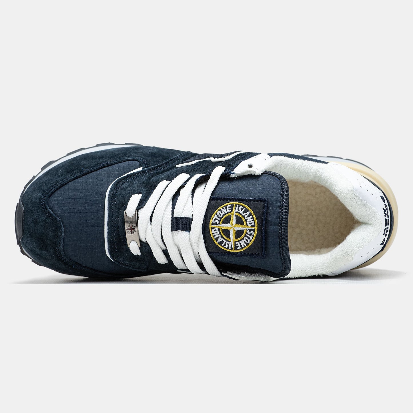 New Balance 574 x Stone Island Blue White