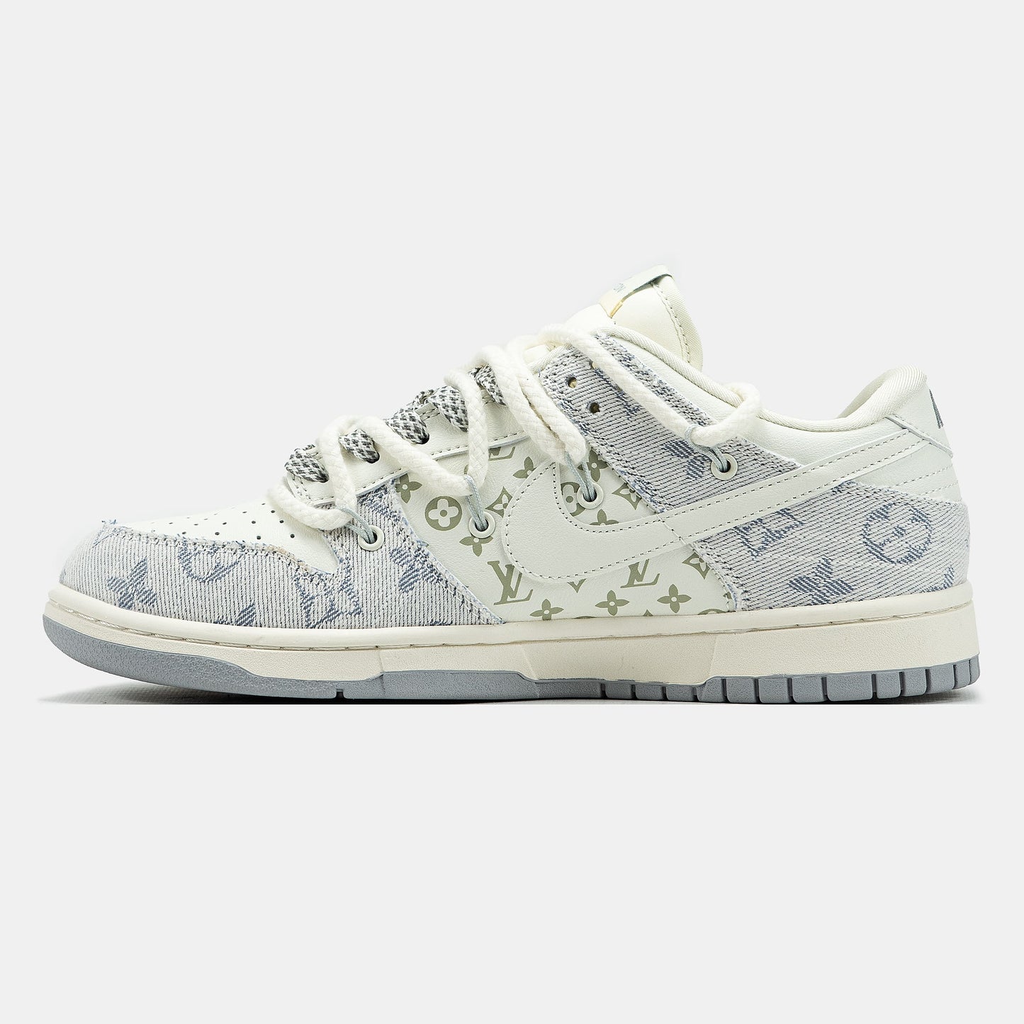 Nike SB Dunk x Louis Vuitton Cream Grey